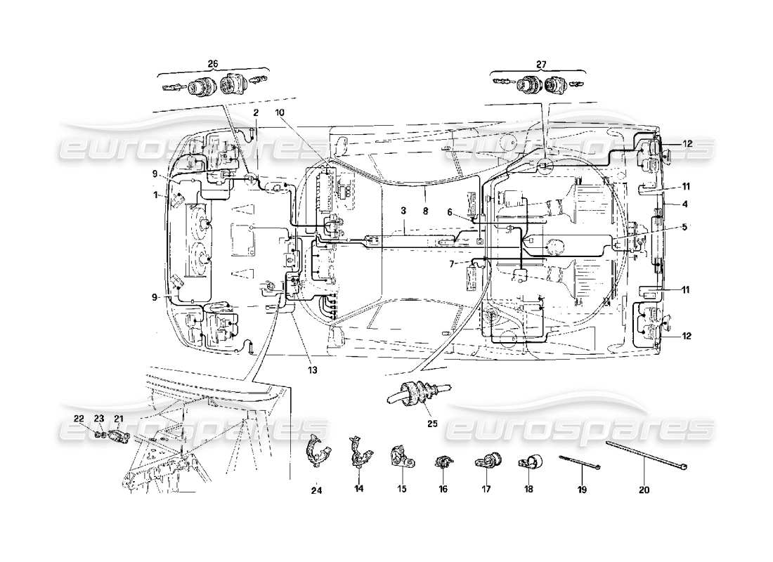 diagramma della parte contenente il codice parte 62424800