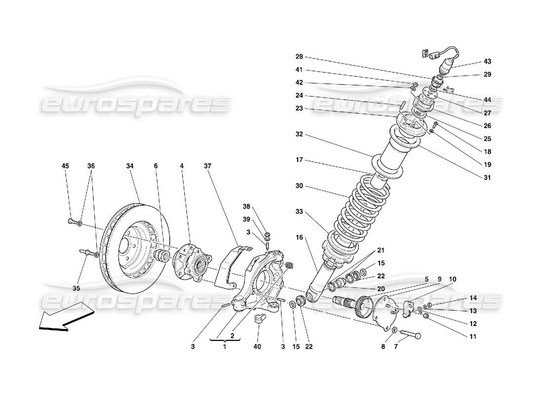 diagramma della parte contenente il codice parte 153208