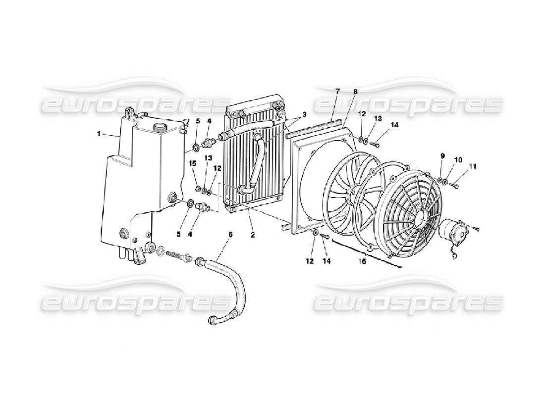 ferrari 355 challenge (1996) diagramma delle parti di lubrificazione