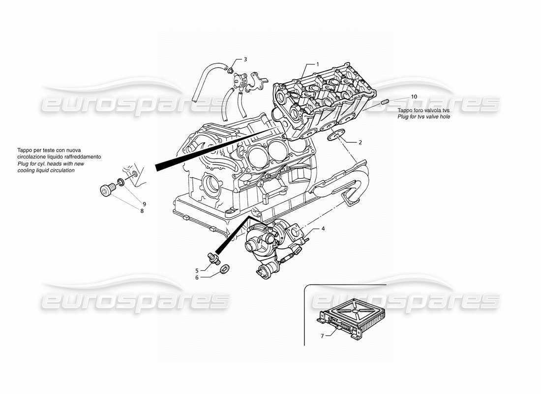 maserati ghibli 2.0 cup diagramma delle parti delle varianti del motore