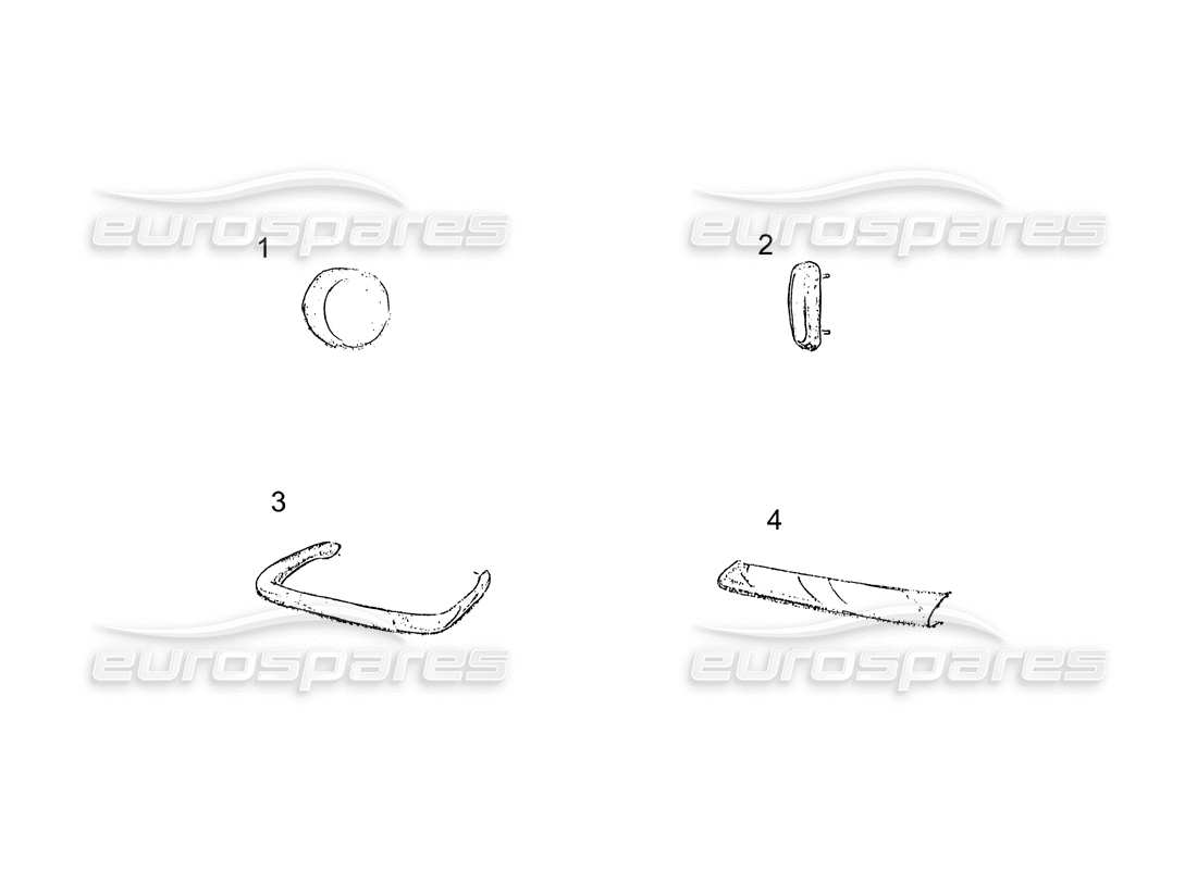 ferrari 250 gt (coachwork) schema delle parti paraurti posteriore