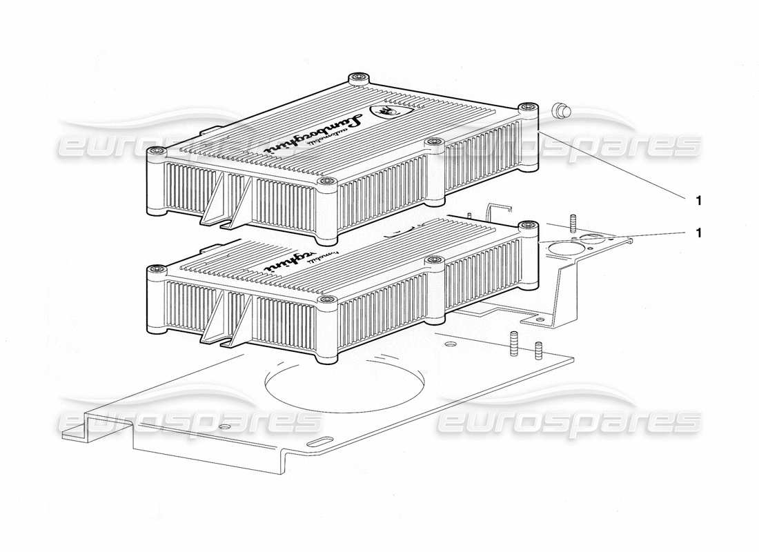 lamborghini diablo vt (1994) diagramma delle parti delle unità di iniezione elettronica (valido per la versione usa - aprile 1994).