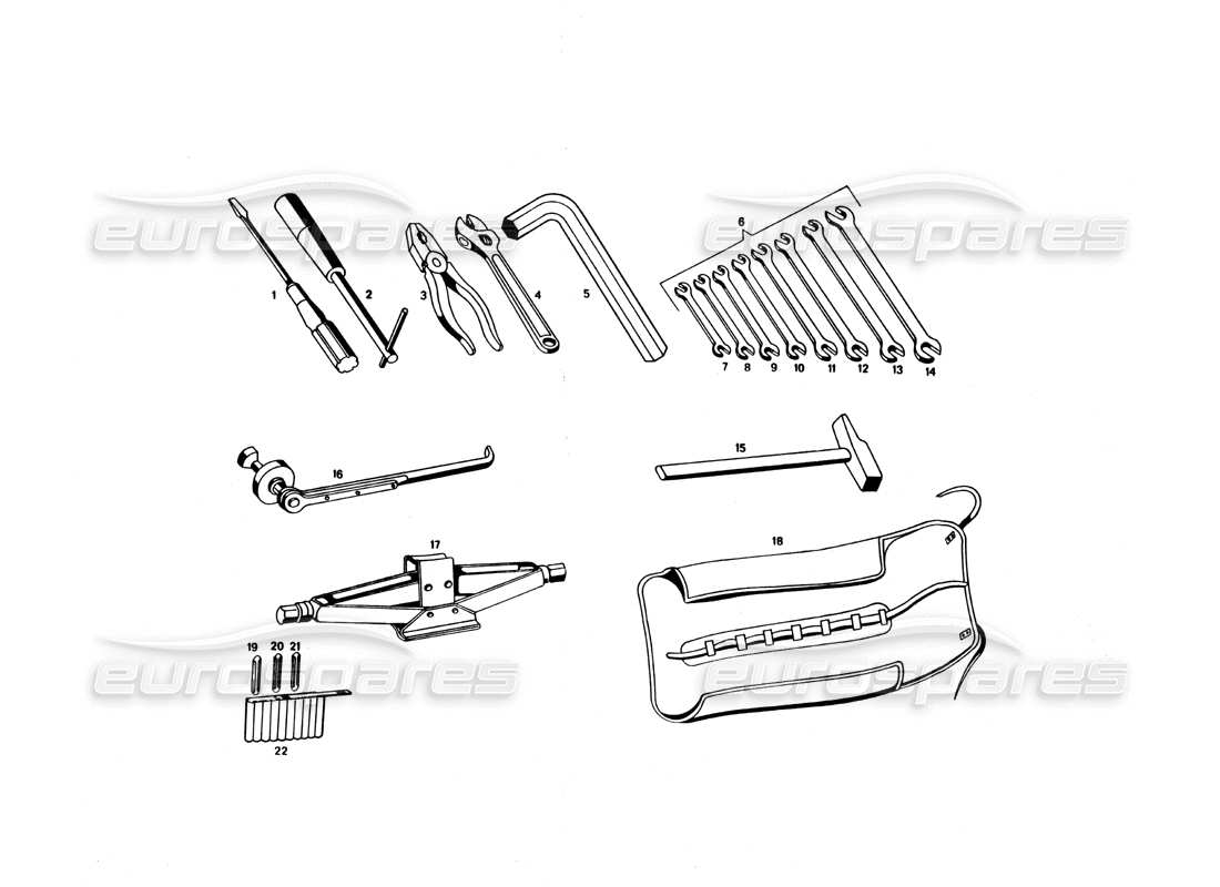 maserati bora diagramma delle parti degli strumenti