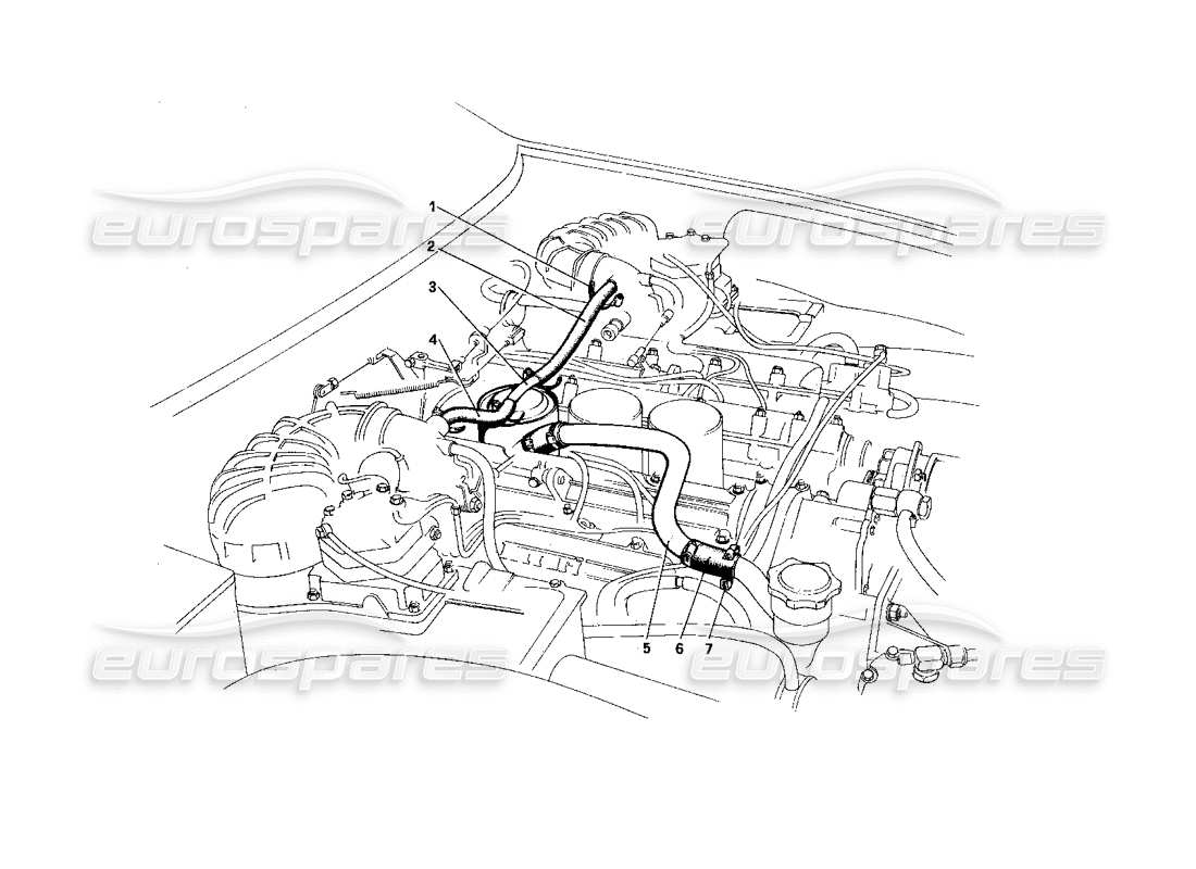 ferrari 400i (1983 mechanical) colpo - per sistema diagramma delle parti
