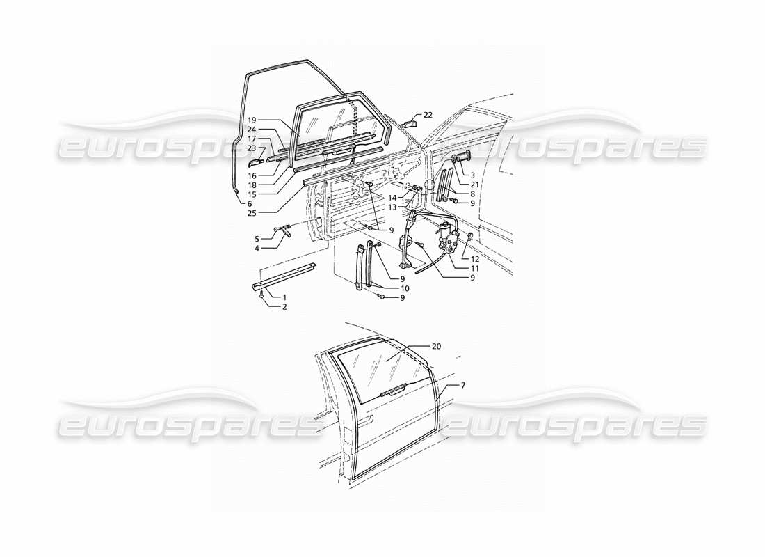 diagramma della parte contenente il codice parte 317720429