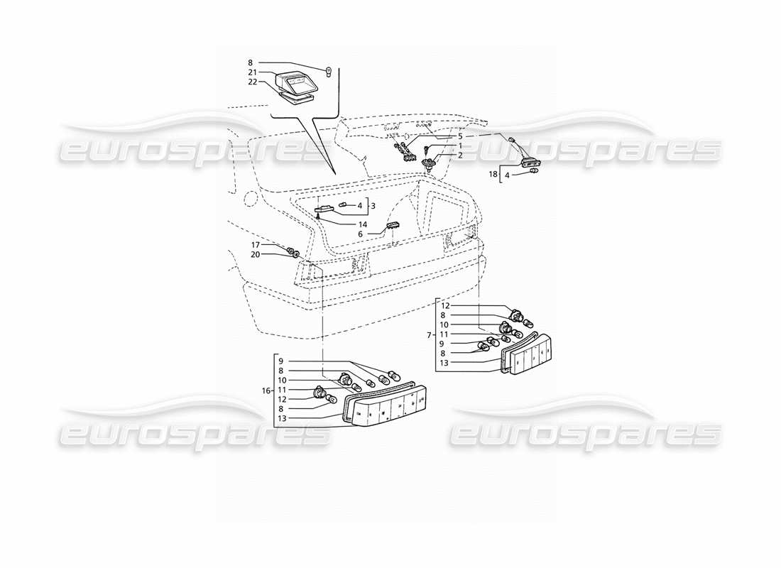 diagramma della parte contenente il codice parte 363115326