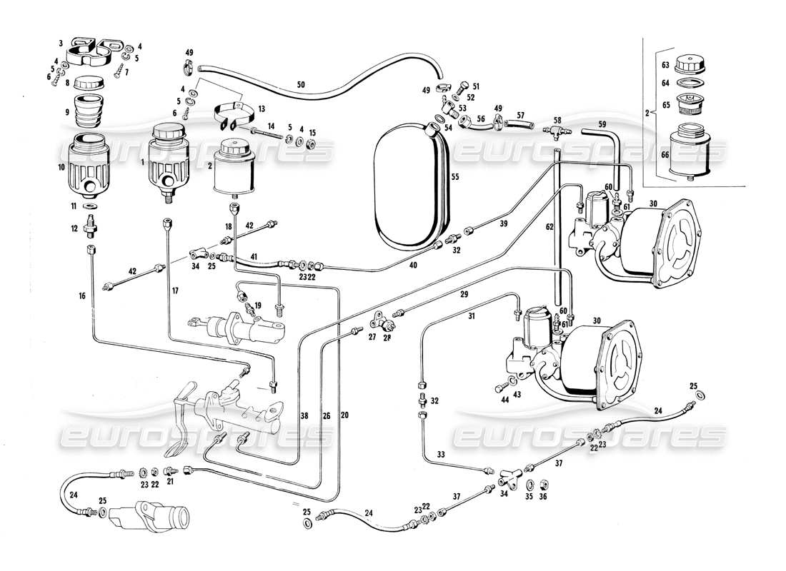 diagramma della parte contenente il codice parte 115 fc 64901