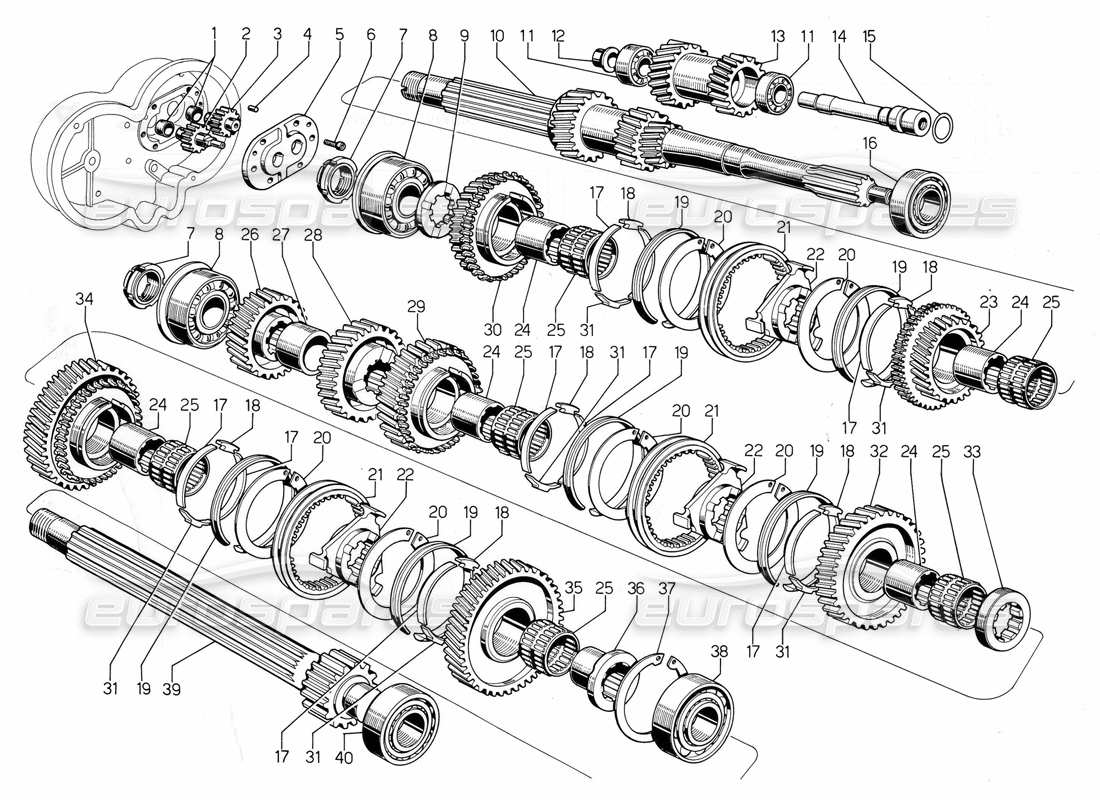 diagramma della parte contenente il codice parte 008501704