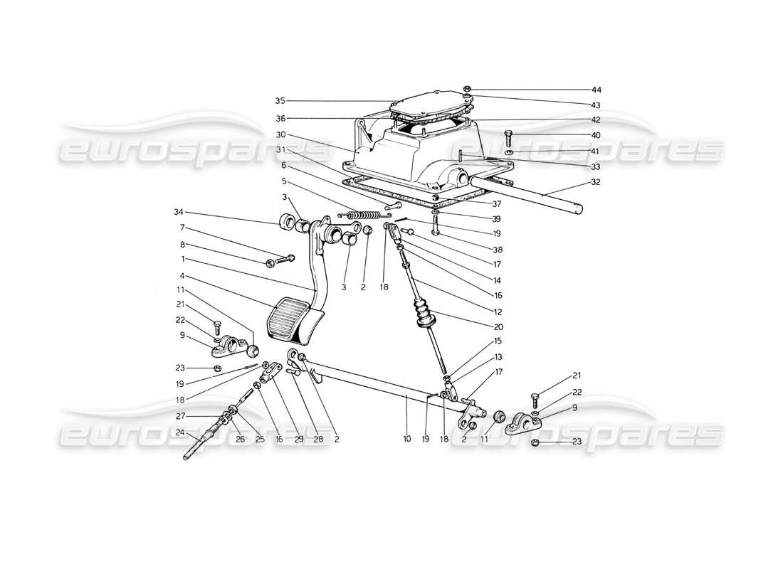 diagramma della parte contenente il codice parte 16043921