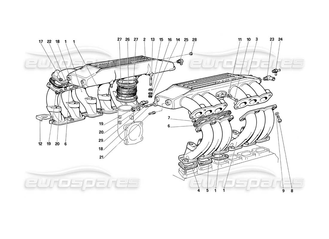 diagramma della parte contenente il codice parte 124450