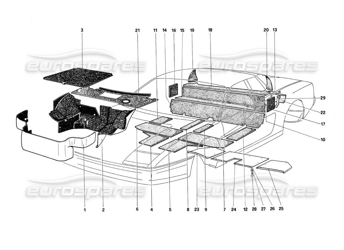 diagramma della parte contenente il codice parte 61493100