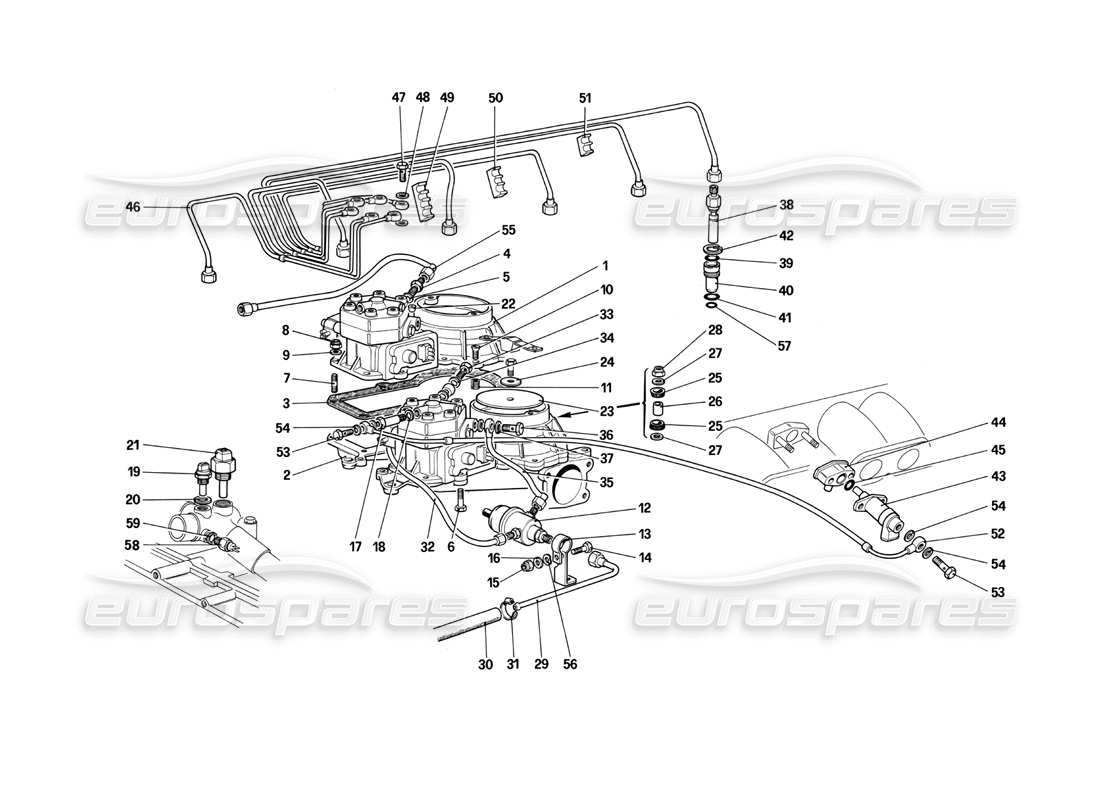 diagramma della parte contenente il codice parte 125136