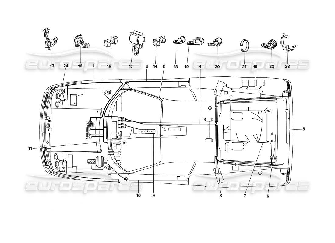 diagramma della parte contenente il codice parte 133622