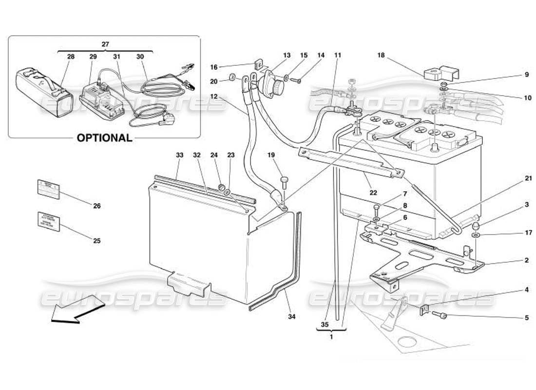 diagramma della parte contenente il codice parte 70000904