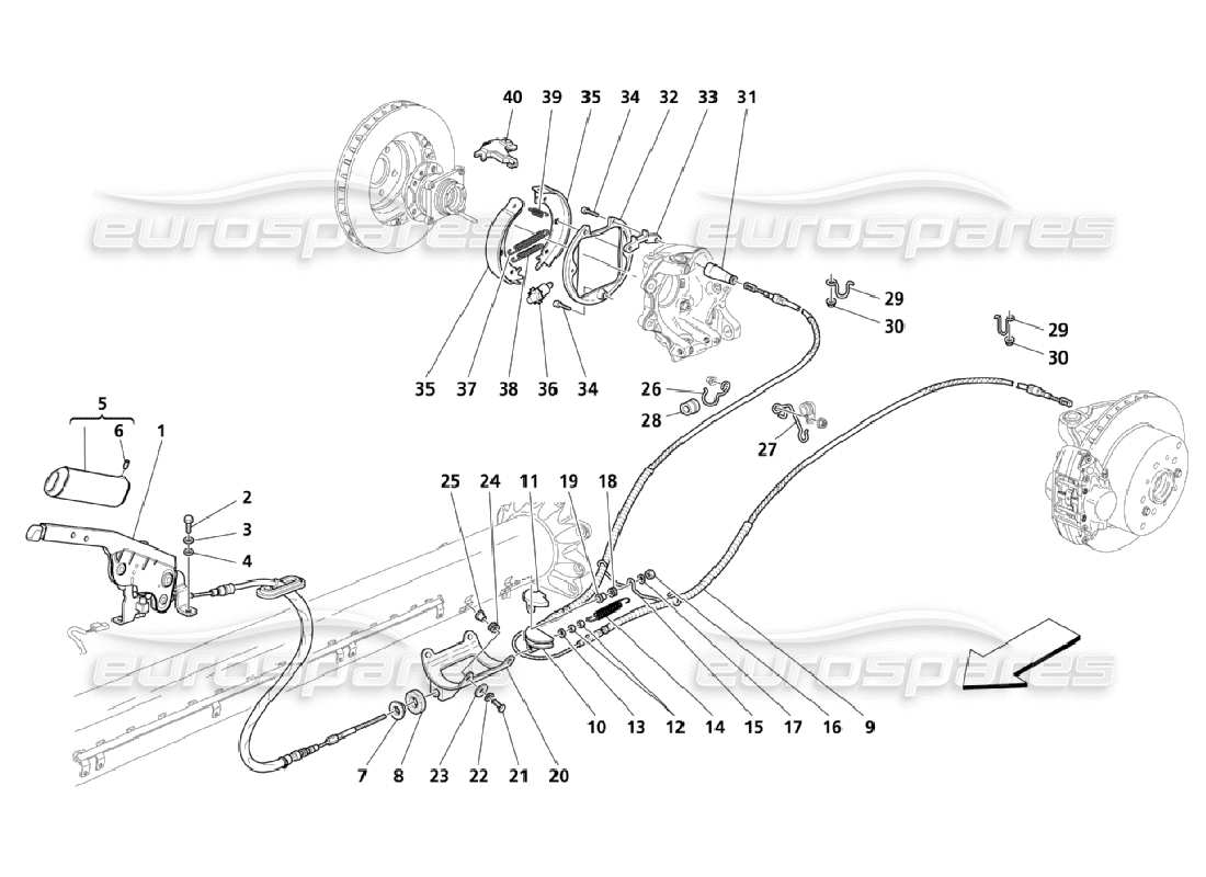 diagramma della parte contenente il codice parte 206432