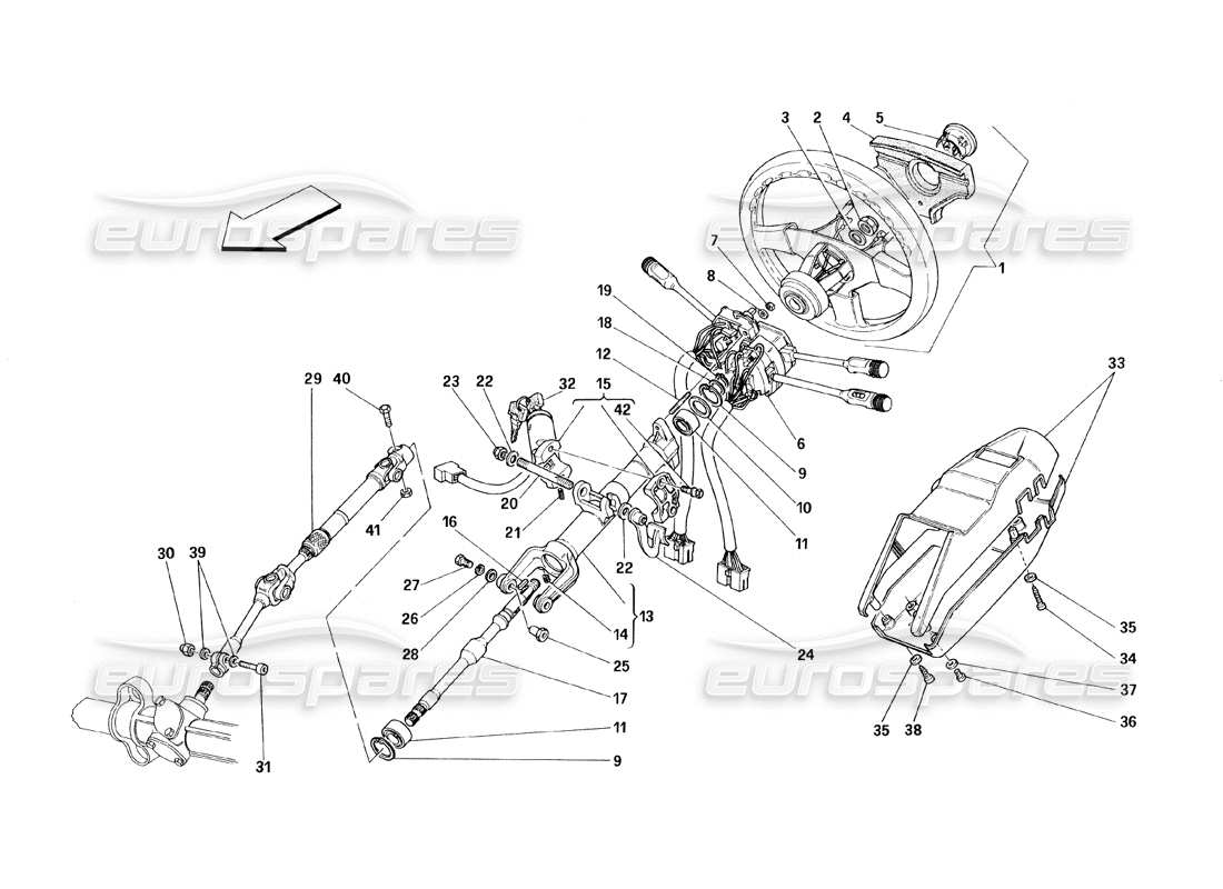 diagramma della parte contenente il codice parte 12638521