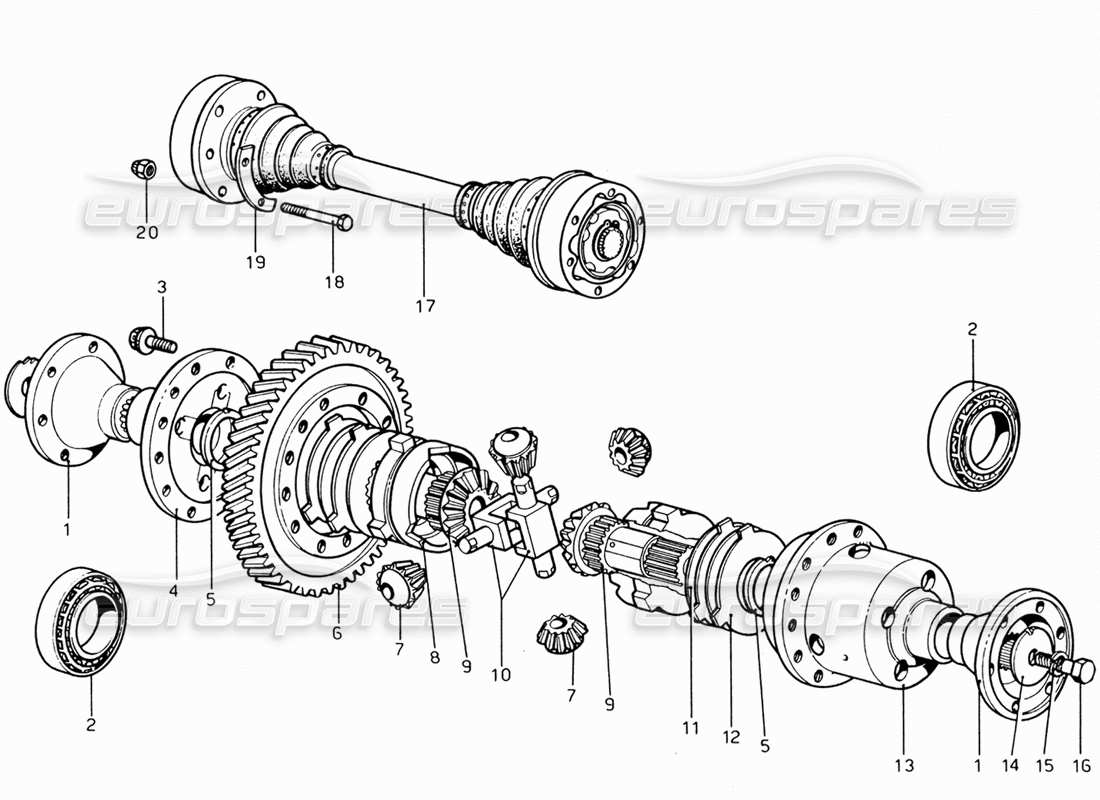 diagramma della parte contenente il codice articolo zf.0736.020.010