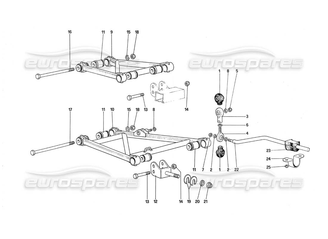 diagramma della parte contenente il codice parte 122425