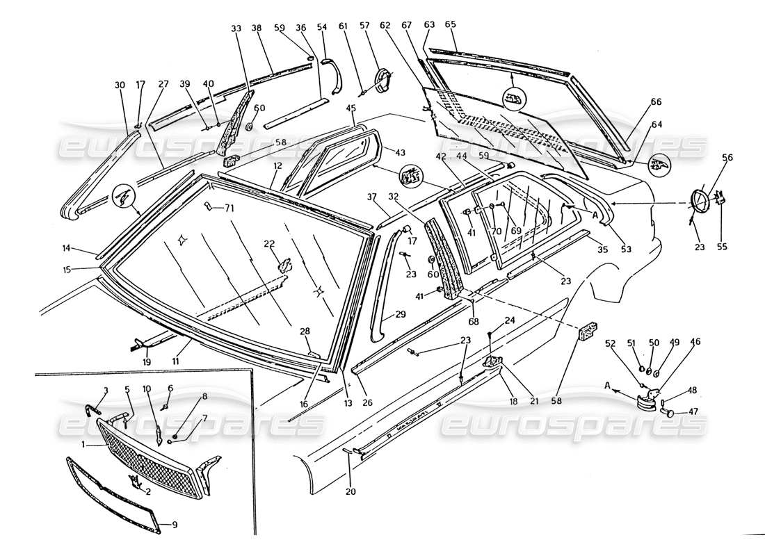 diagramma della parte contenente il codice parte 317720315