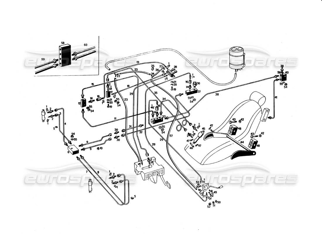 diagramma della parte contenente il codice parte 117 fc 74250