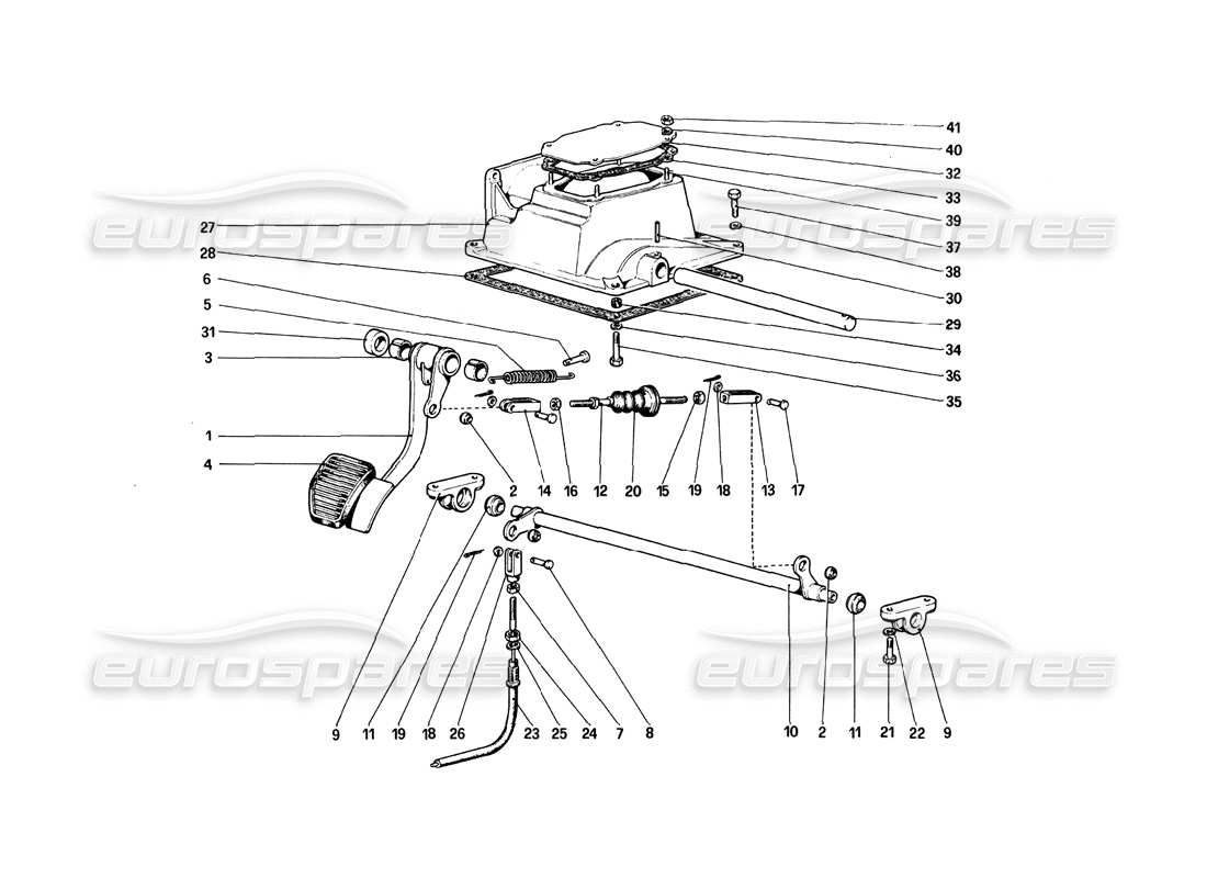 diagramma della parte contenente il codice parte 16103611