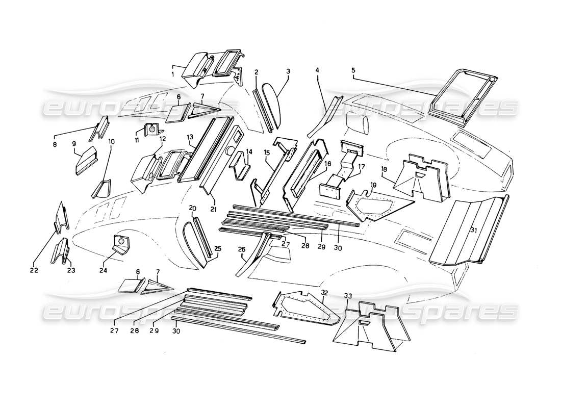 diagramma della parte contenente il codice parte 007021187