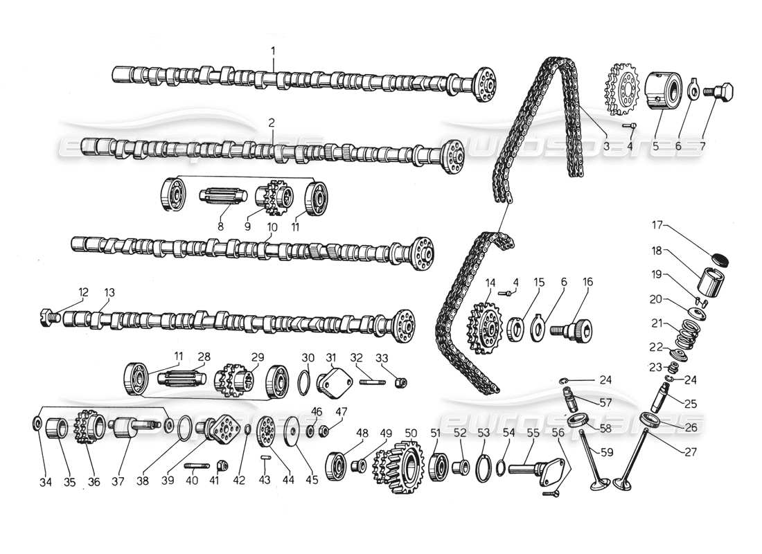 diagramma della parte contenente il codice parte 001220848