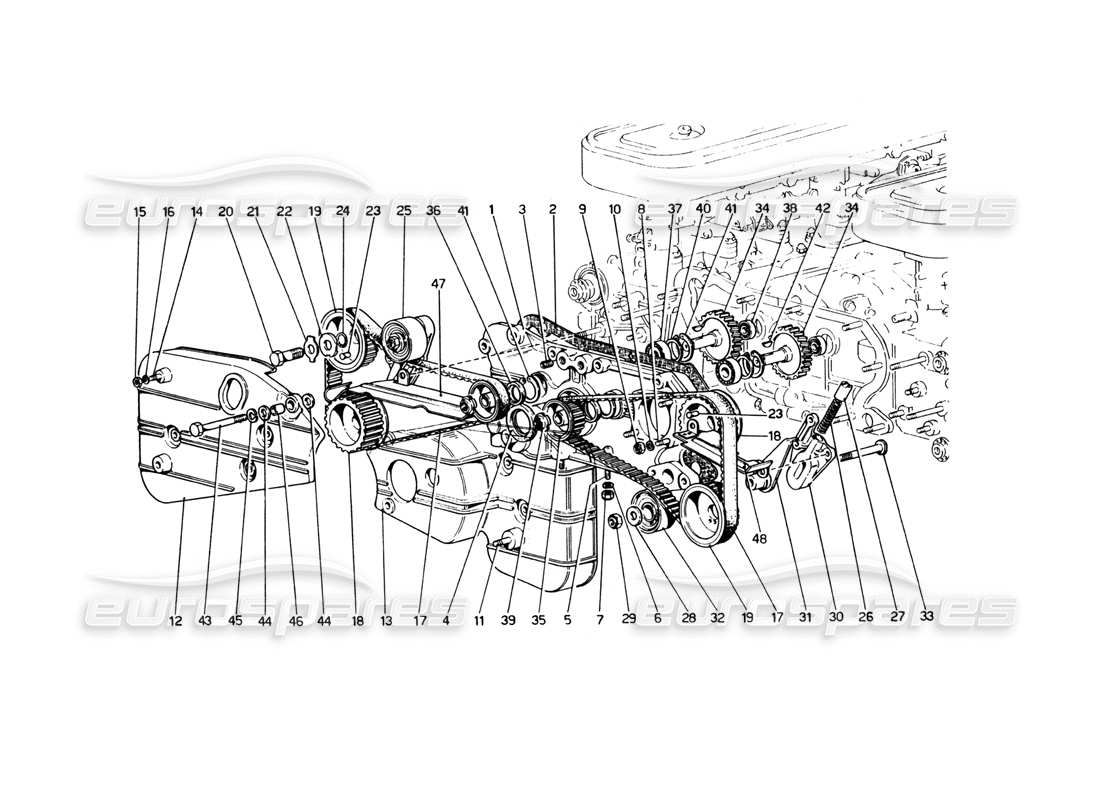 diagramma della parte contenente il codice parte 105202