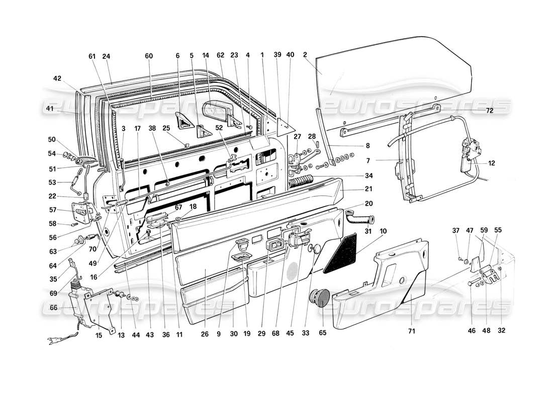 diagramma della parte contenente il codice parte 62301400