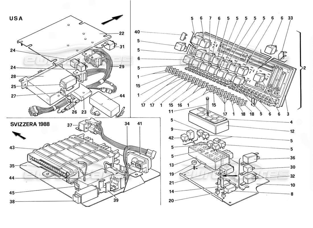 diagramma della parte contenente il codice parte 61827800