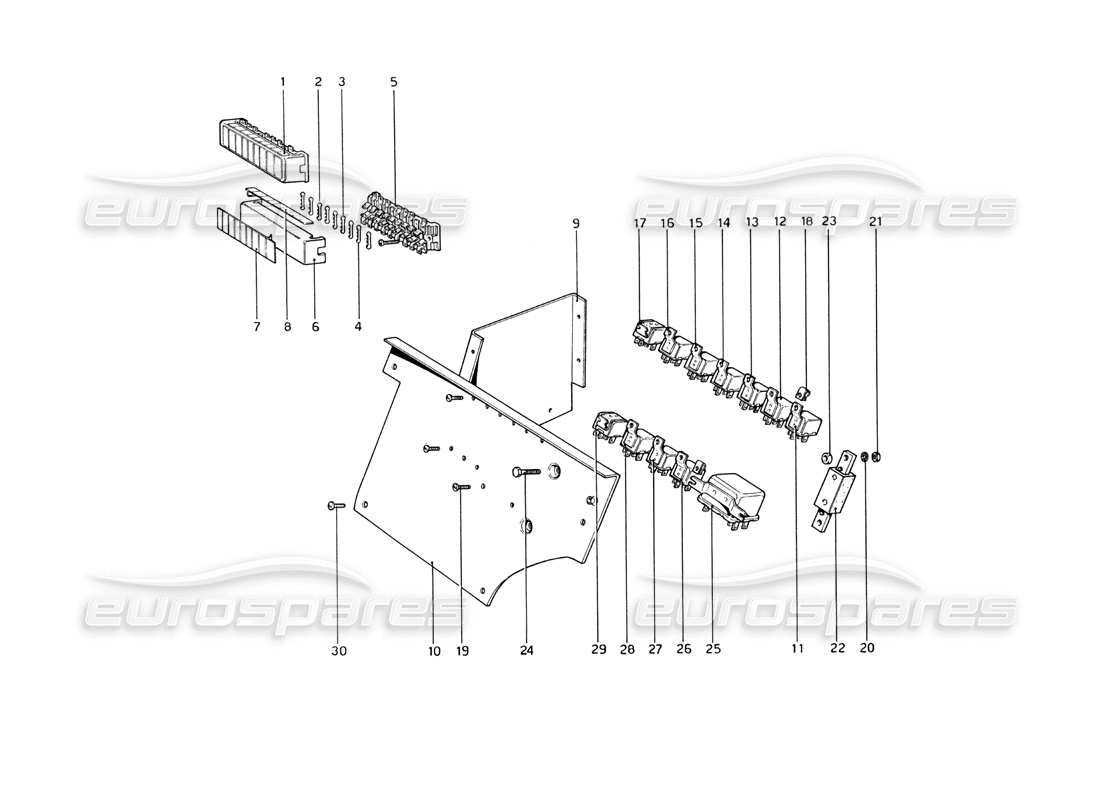 diagramma della parte contenente il codice parte 501112