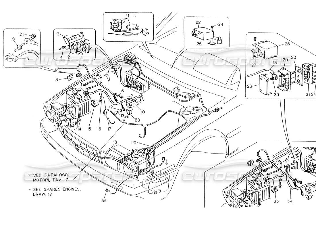 diagramma della parte contenente il codice parte 101208020