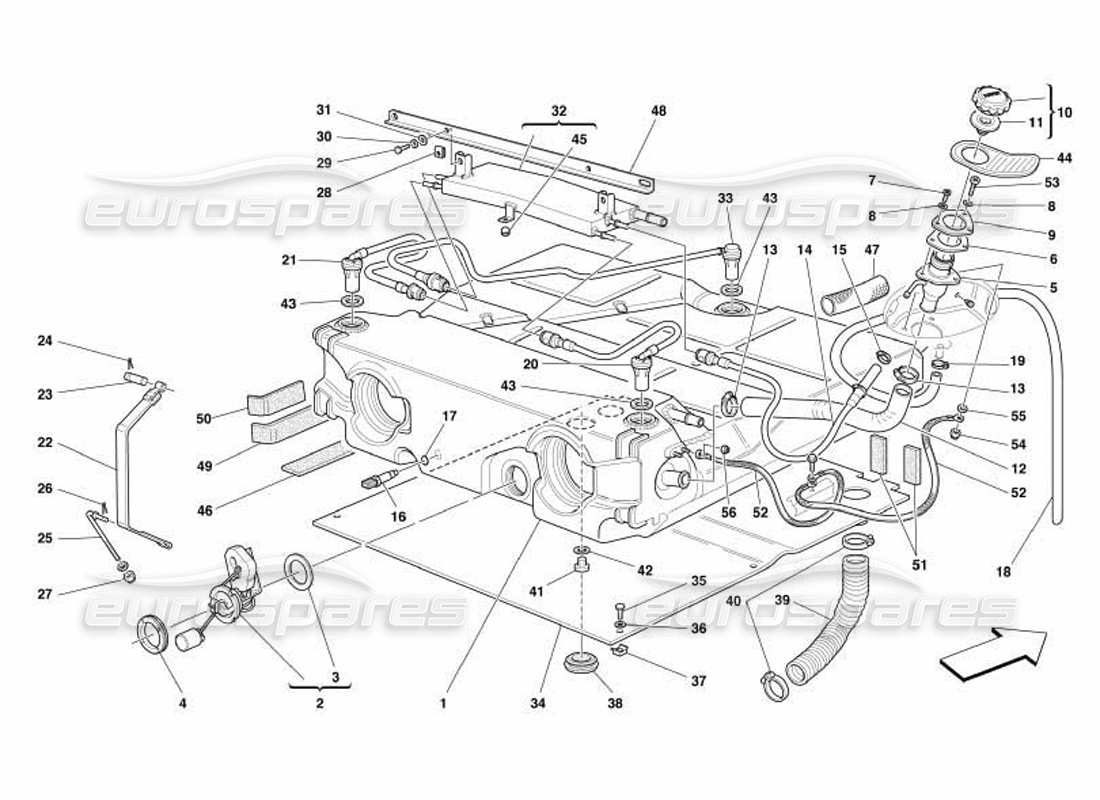 diagramma della parte contenente il codice parte 171163