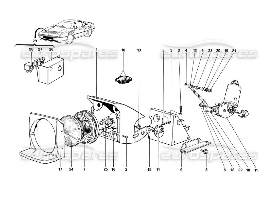 diagramma della parte contenente il codice parte 60581900