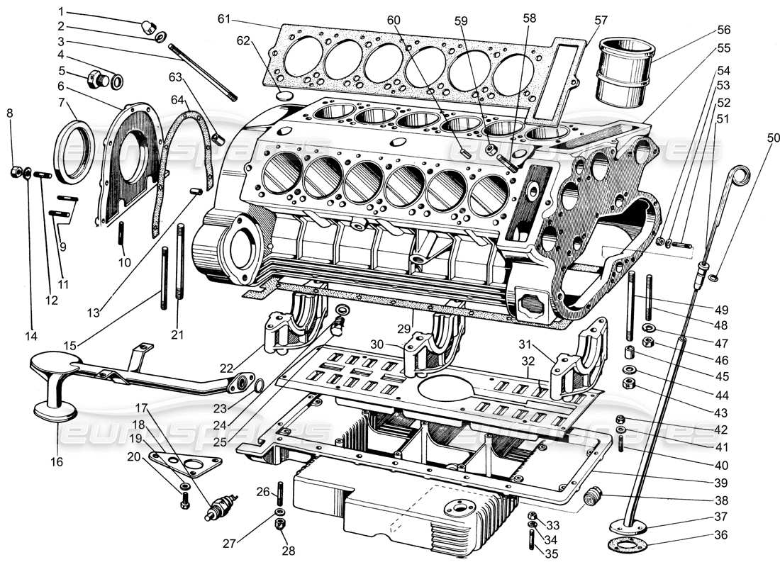 diagramma della parte contenente il codice parte 001800545