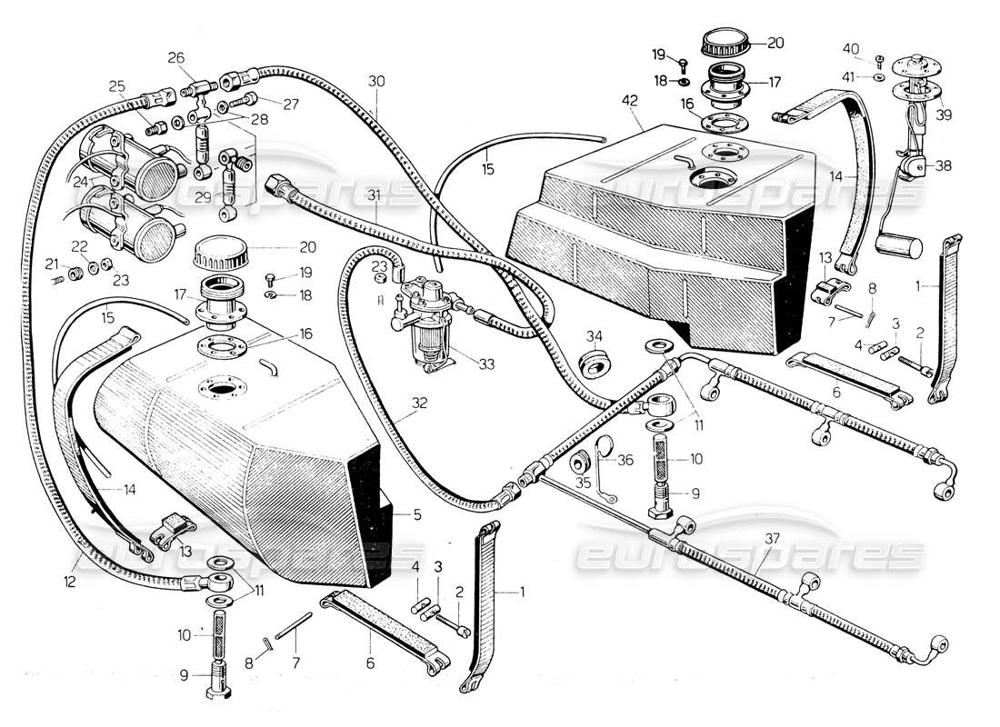 diagramma della parte contenente il codice parte 001304213