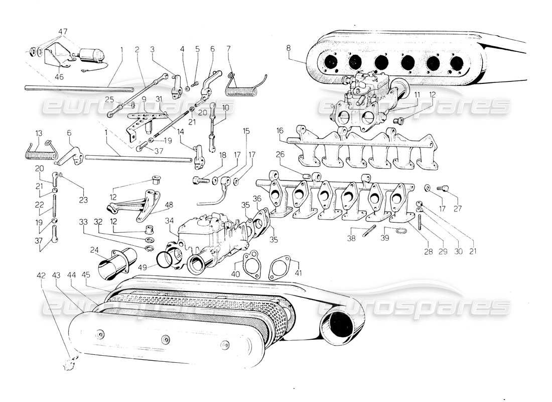 diagramma della parte contenente il codice parte 001301931