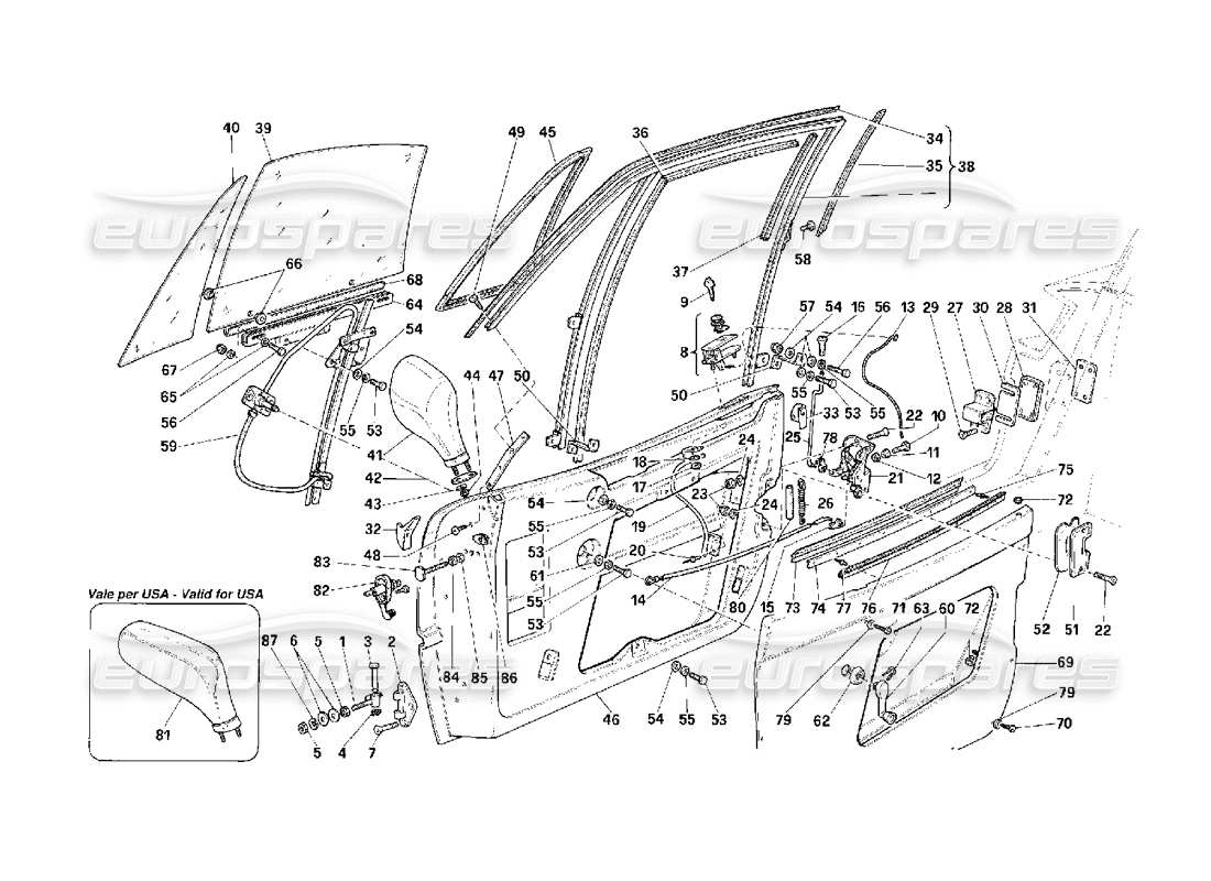 diagramma della parte contenente il codice parte 60813500