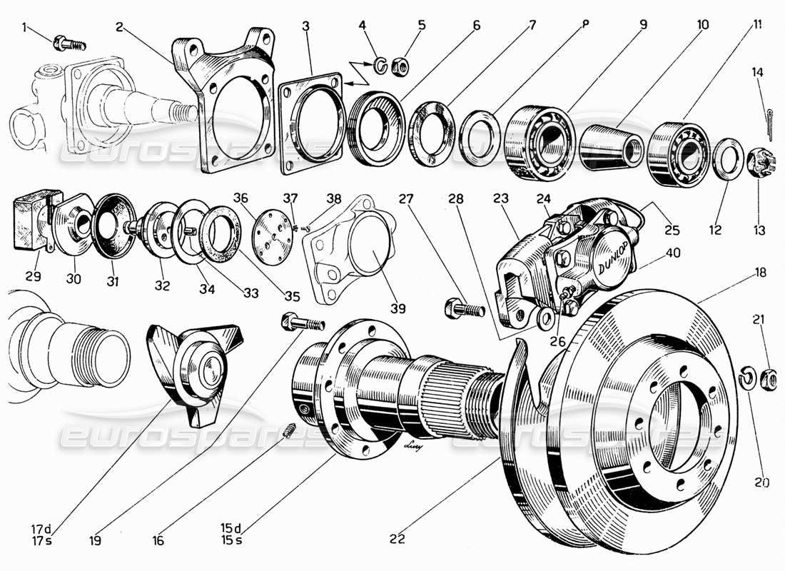 diagramma della parte contenente il codice parte 71000