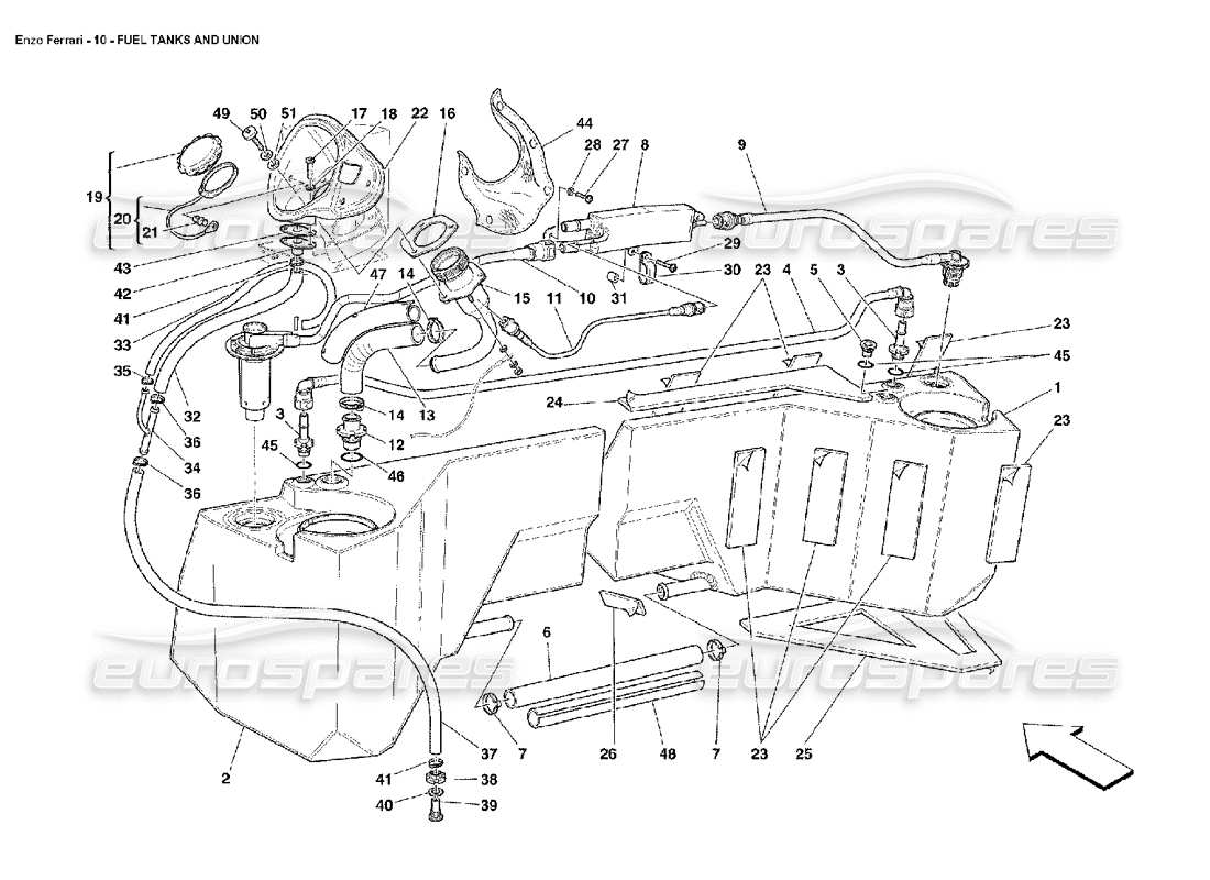 diagramma della parte contenente il codice parte 197001