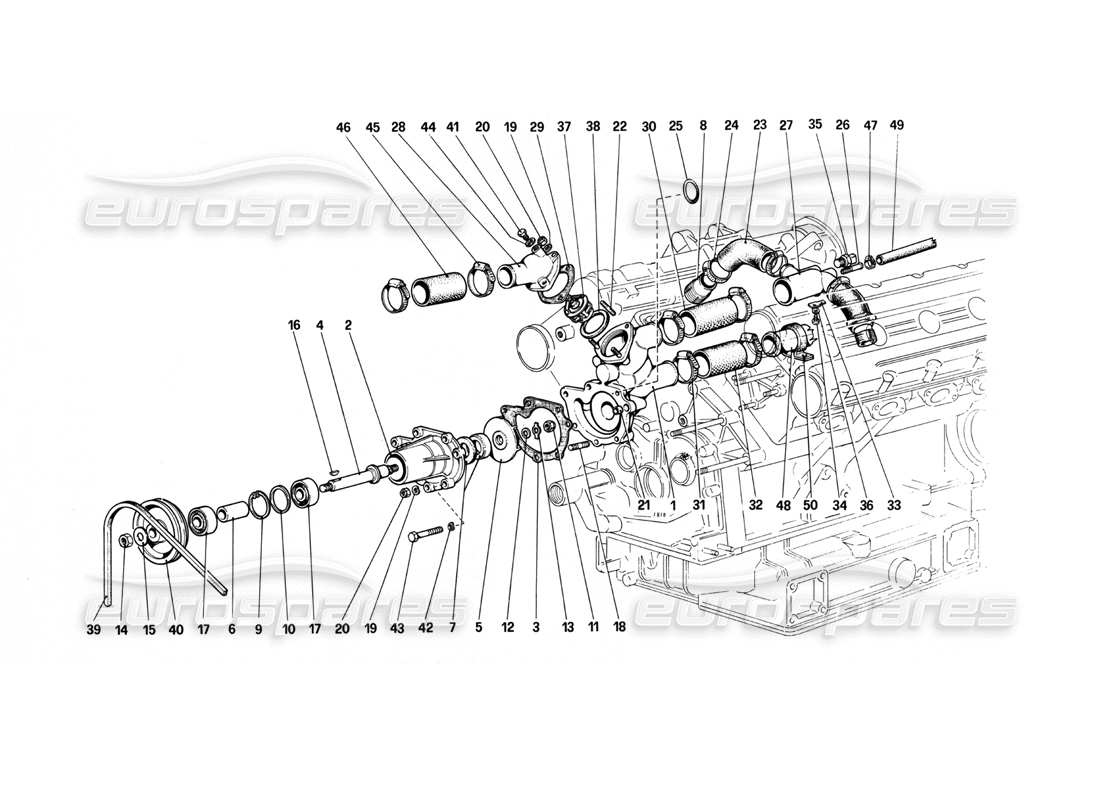 diagramma della parte contenente il codice parte 119597