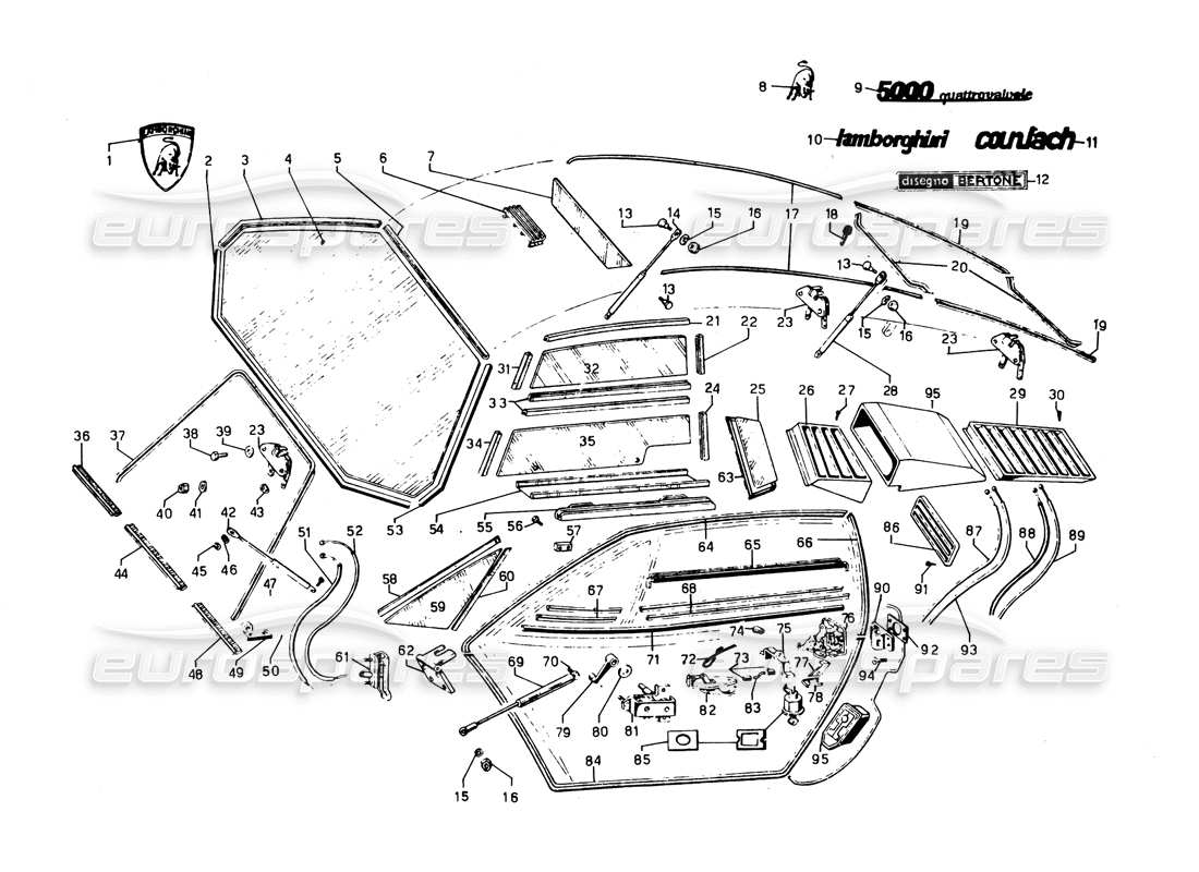 diagramma della parte contenente il codice parte 007021114