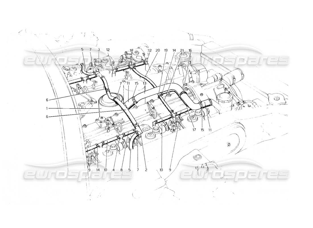 ferrari 400 gt (mechanical) colpo - per sistema (400 automatico) diagramma delle parti