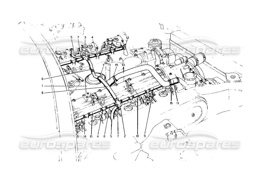 ferrari 400 gt (mechanical) colpo - per sistema (400 gt) diagramma delle parti