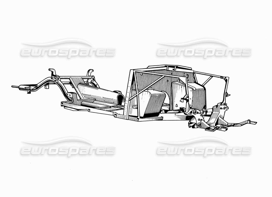 ferrari 330 gt 2+2 telaio diagramma delle parti