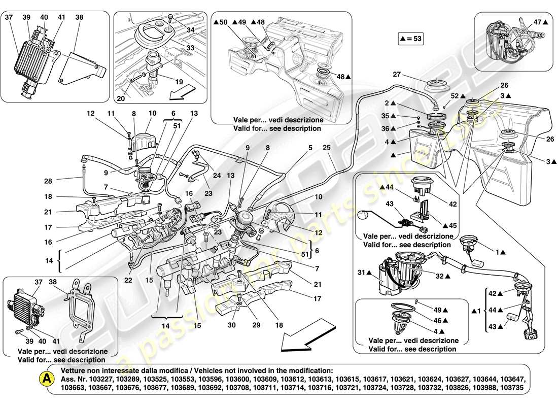 diagramma della parte contenente il codice parte 273479