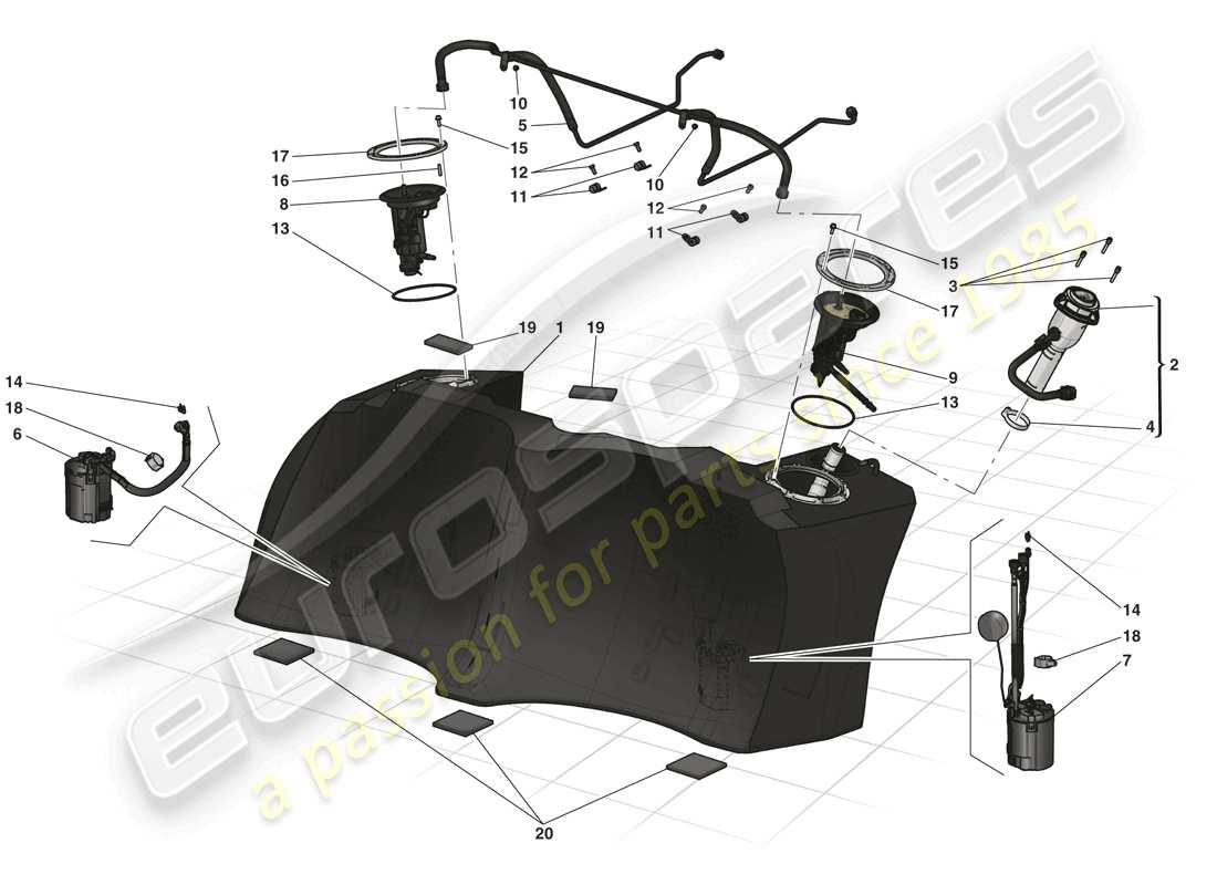 diagramma della parte contenente il codice parte 291310