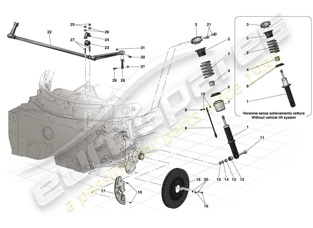 diagramma della parte contenente il codice parte 281221