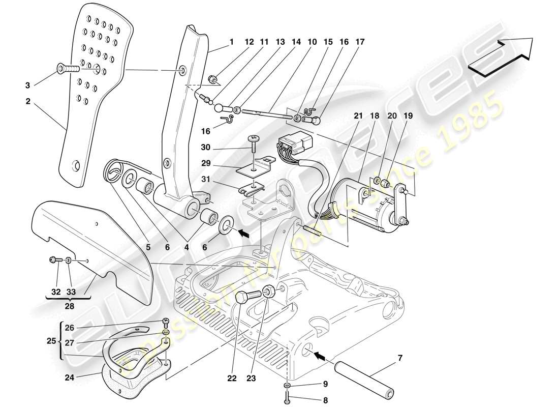 diagramma della parte contenente il codice parte 170038