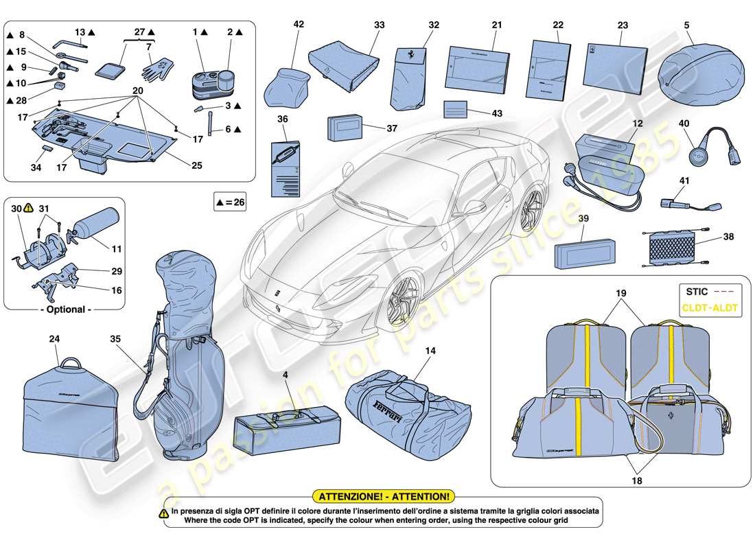 diagramma della parte contenente il codice parte 758889